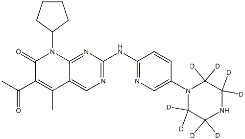 Palbociclib-d8 Structure