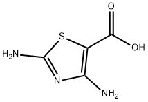 5-Thiazolecarboxylicacid,2,4-diamino-(9CI) Structure