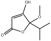 2(5H)-Furanone,4-hydroxy-5-methoxy-5-(1-methylethyl)-(9CI) 구조식 이미지