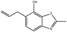 7-Benzothiazolol,2-methyl-6-(2-propenyl)-(9CI) 구조식 이미지