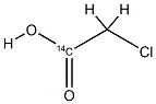 CHLOROACETIC ACID-1-14C 20-40 MCI PERMMO L Structure