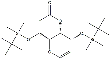 4-O-ACETYL-3 6-DI-O-(TERT-BUTYLDIMETHYL& Structure