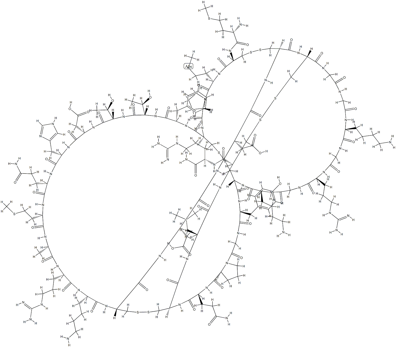 CHLOROTOXIN 구조식 이미지