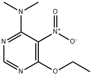 4-Pyrimidinamine,6-ethoxy-N,N-dimethyl-5-nitro-(9CI) Structure