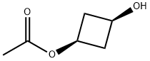 1,3-Cyclobutanediol, 1-acetate, cis- 구조식 이미지