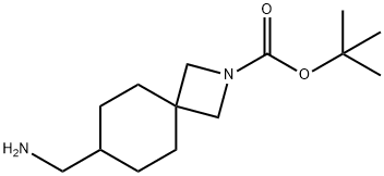 2-BOC-2-AZASPIRO[3.5]NONANE-7-METHAMINE 구조식 이미지