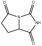 1H-Pyrrolo[1,2-c]imidazole-1,3,5(2H,6H)-trione,dihydro-(9CI) 구조식 이미지