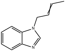 1H-벤지미다졸,1-(2-부테닐)-(9CI) 구조식 이미지