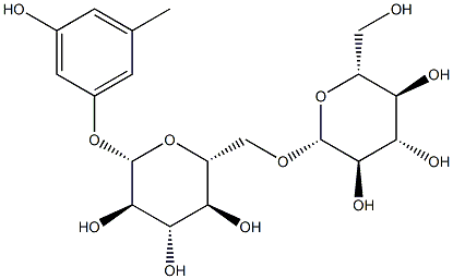 오르시놀겐티오비오사이드 구조식 이미지