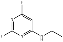 4-Pyrimidinamine,N-ethyl-2,6-difluoro-(9CI) Structure