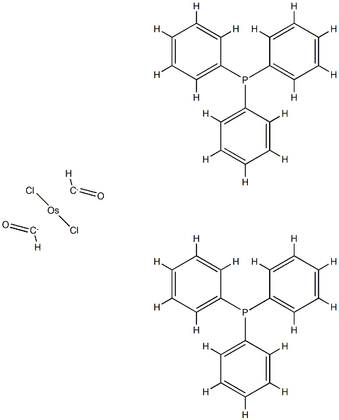 dicarbonyldichlorobis(triphenylphosphine)osmium Structure