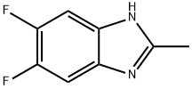 1H-벤즈이미다졸,5,6-디플루오로-2-메틸-(9Cl) 구조식 이미지