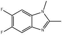1H-벤즈이미다졸,5,6-디플루오로-1,2-디메틸-(9CI) 구조식 이미지