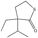 2(3H)-Thiophenone,3-ethyldihydro-3-(1-methylethyl)-(9CI) Structure