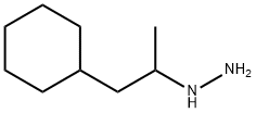 1-(1-cyclohexylpropan-2-yl)hydrazine 구조식 이미지