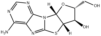 8,2'β-Epithio-2'-deoxyadenosine Structure