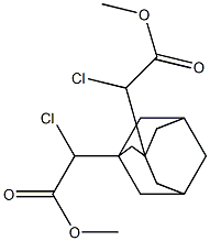 Dimethyl α,α'-dichlorotricyclo[3.3.1.13,7]decane-1,3-diacetate Structure