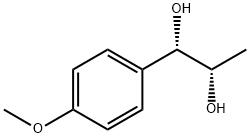 (1S,2S)-1-(4-Methoxyphenyl)-1,2-propanediol Structure