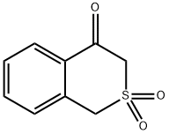 이소티오크로만-4-온2,2-디옥사이드 구조식 이미지