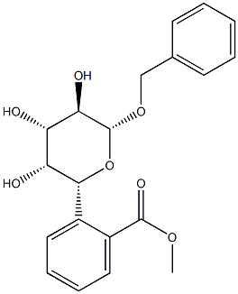 Benzyl β-D-galactopyranoside 6-benzoate Structure