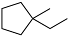 11 -Methyl-1 -ethylcyclopentane Structure