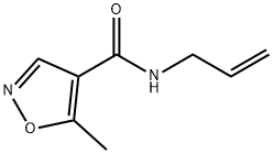 4-이속사졸카르복사미드,5-메틸-N-2-프로페닐-(9Cl) 구조식 이미지