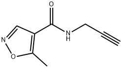 4-Isoxazolecarboxamide,5-methyl-N-2-propynyl-(9CI) Structure