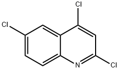 2,4,6-Trichloroquinoline 구조식 이미지