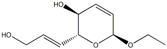 2H-Pyran-3-ol,6-ethoxy-3,6-dihydro-2-(3-hydroxy-1-propenyl)-,[2R-[2alpha(E),3bta,6bta]]-(9CI) 구조식 이미지