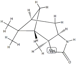 5,7-Methanobenzoxazol-2(3H)-one,hexahydro-6,6,7a-trimethyl-,[3aR- Structure