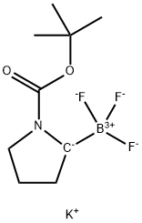 Potassium 1-N-Boc-pyrrolidin-2-yltrifluoroborate Structure