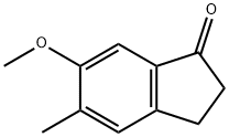 6-Methoxy-5-methyl-indan-1-one 구조식 이미지