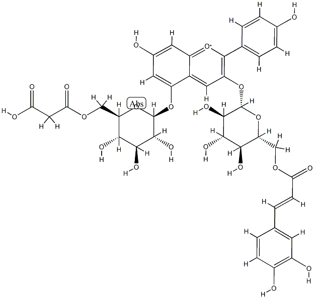 4'''-demalonylsalvianin Structure
