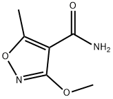 4-이속사졸카르복사미드,3-메톡시-5-메틸-(8CI) 구조식 이미지
