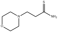 3-morpholin-4-ylpropanethioamide 구조식 이미지