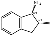 1H-Inden-1-amine,2,3-dihydro-2-methyl-,(1R,2R)-rel-(9CI) 구조식 이미지