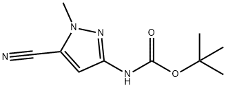 Tert-Butyl (5-Cyano-1-Methyl-1H-Pyrazol-3-Yl)Carbamate(WXC00841) Structure