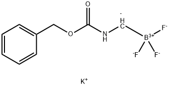 Potassium (benzyloxycarbonylamino)methyltrifluoroborate Structure