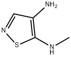 4,5-Isothiazolediamine,N5-methyl-(9CI) Structure