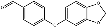 4-(3,4-Methylenedioxyphenoxy)benzaldehyde Structure