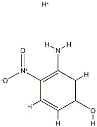 페놀,3-아미노-4-니트로-,공액일산(8CI) 구조식 이미지