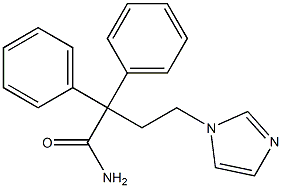 IMidafenacin Related CoMpound 1 (4-(1H-IMidzol-1-yl)-2,2-DiphenylbutanaMide) Structure