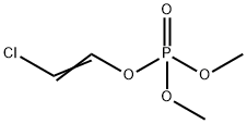 Phosphoric acid 2-chlorovinyl=dimethyl Structure
