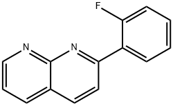 1,8-Naphthyridine,2-(2-fluorophenyl)-(9CI) Structure