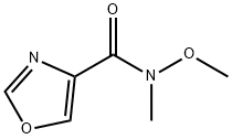 4-옥사졸카르복사미드,N-메톡시-N-메틸-(9CI) 구조식 이미지