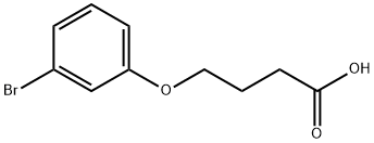 4-(3-bromophenoxy)butanoic acid(WXC08432) Structure