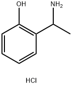 2-(1-AMINOETHYL)PHENOL HYDROCHLORIDE Structure