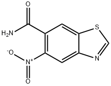 6-벤조티아졸카르복사미드,5-니트로-(9CI) 구조식 이미지