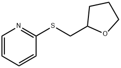 Pyridine,2-[[(tetrahydro-2-furanyl)methyl]thio]-(9CI) Structure