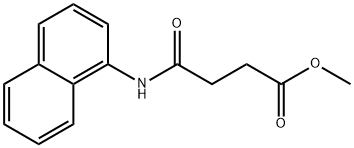 methyl 4-(1-naphthylamino)-4-oxobutanoate 구조식 이미지